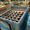 54" x 44" x 96" VpCI®-126 BLUE GUSSETTED BAGS (PERFORATED ON ROLLS) - Image 3