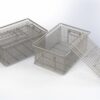 stainless steel parts washer basket for industrial cleaning industrial parts washer basket with open mesh design heavy duty parts washer basket for solvent and aqueous systems rectangular stainless steel basket for parts washing applications