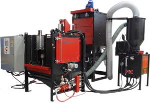 Indexing Turntable Sandblast System