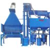 Kresco blast room with mechanical loading media recovery system — no-excavation installation