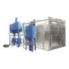 Kresco blast room with MRS500 pneumatic media recovery floor
