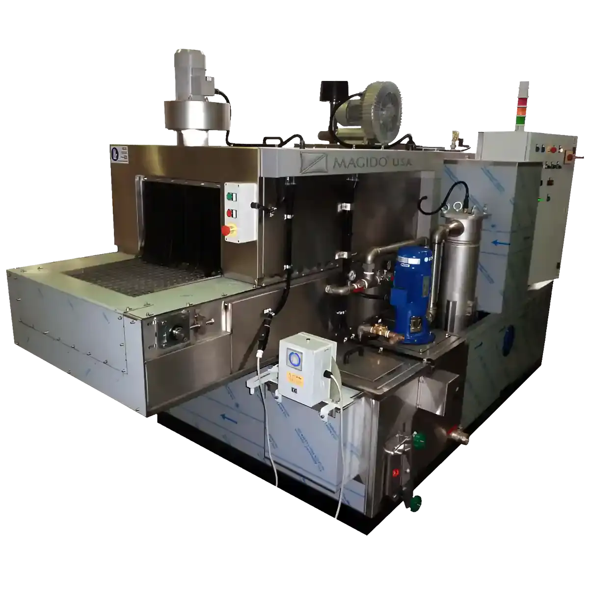 Magido Gold Series Conveyor Parts Washer with Drying (Single-Stage)