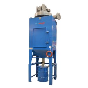 Kresco DCM200 motorized dust collector for industrial sandblasting rooms