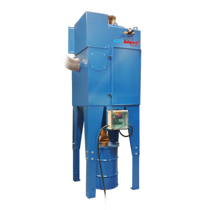 Kresco DCM600-1800 cartridge dust collector for sandblast cabinets and abrasive blast rooms