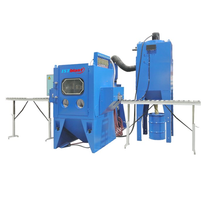 Kresco inline conveyor fixed head blaster