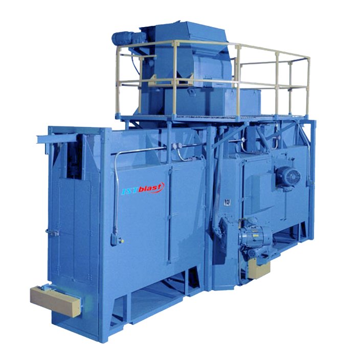 Kresco monorail flow-through sandblast system