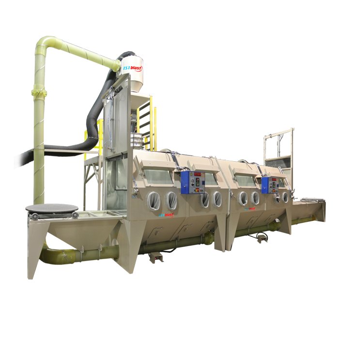 Kresco multioperator shot peening system