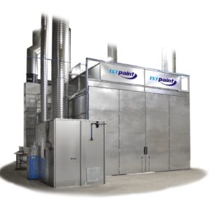 Kresco industrial paint spray booth