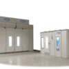 Kresco paint spray booth and prep room — general view