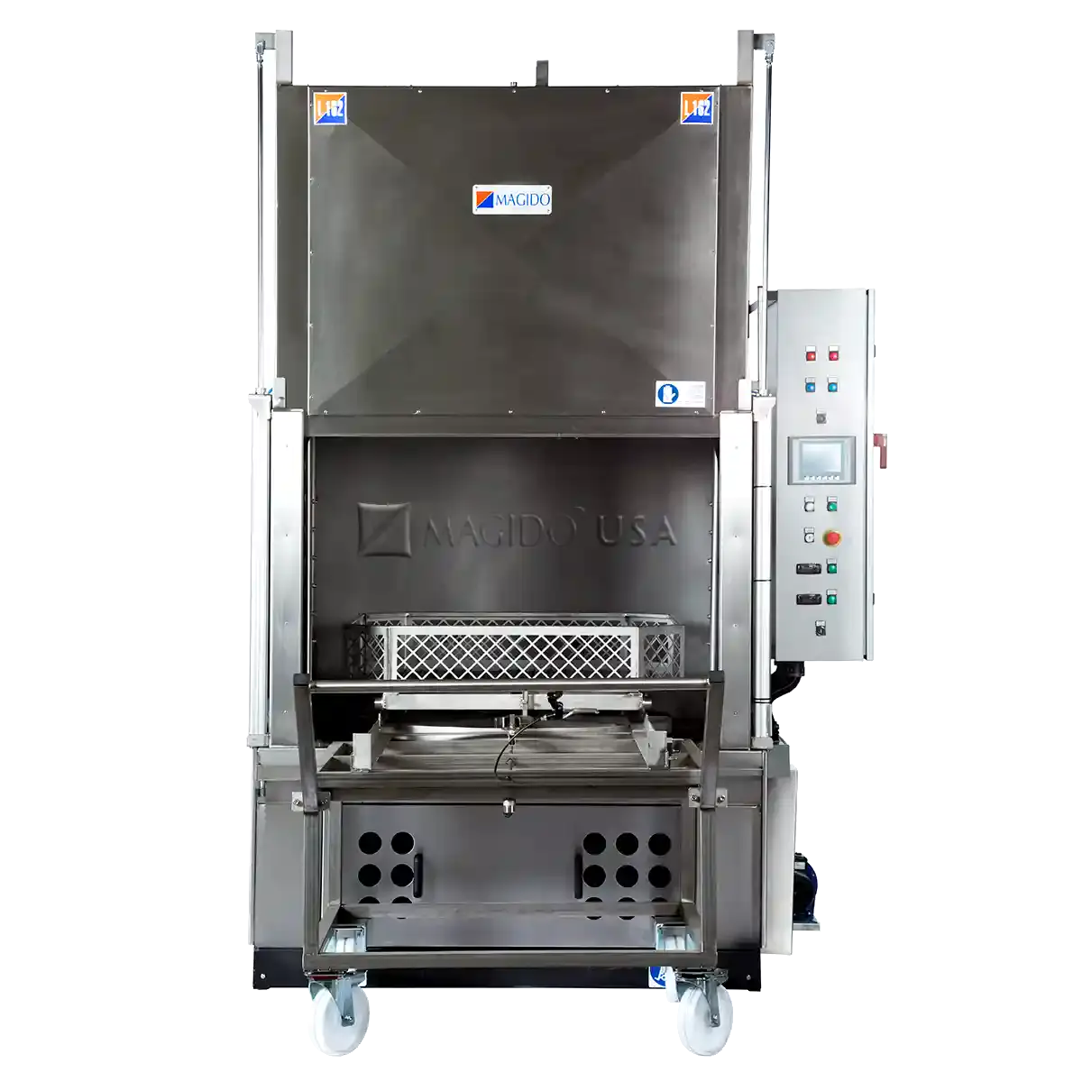 Magido L-162 Dual-Stage Front Load Parts Washer (Wash + Rinse)