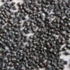 Close-up of a blend of angular steel grit and round steel shot abrasive
